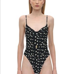 Onia X We Wore What Danielle Black One-Piece Swimsuit